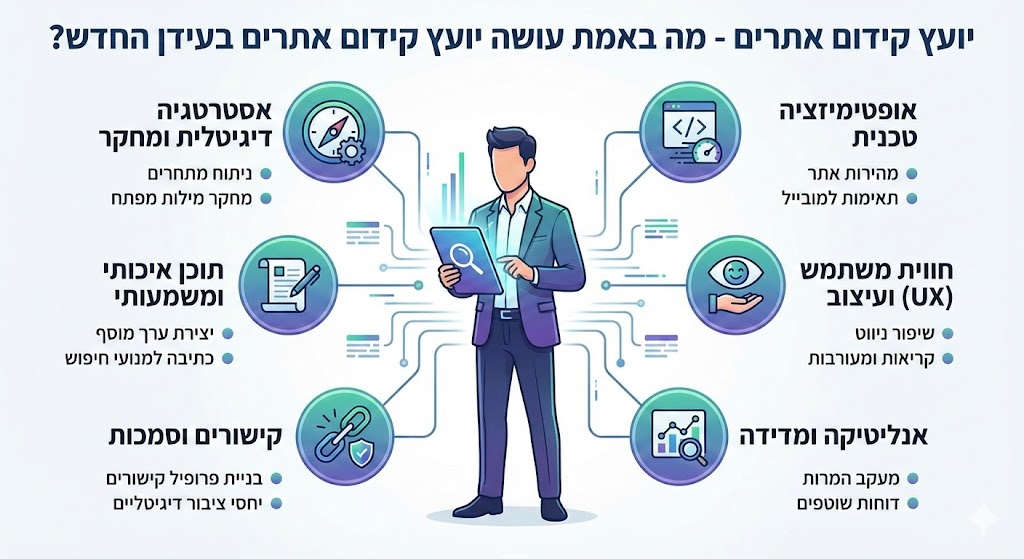 יועץ קידום אתרים בעידן החדש